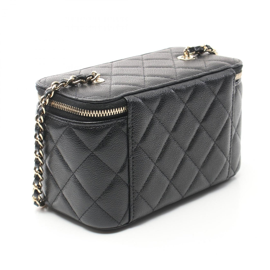 Chanel Matelasse Small Vanity Shoulder Bag Black