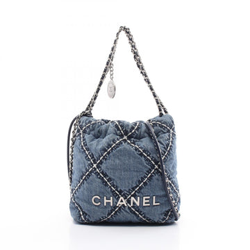 Chanel CHANEL 22 Mini Denim Shoulder Bag