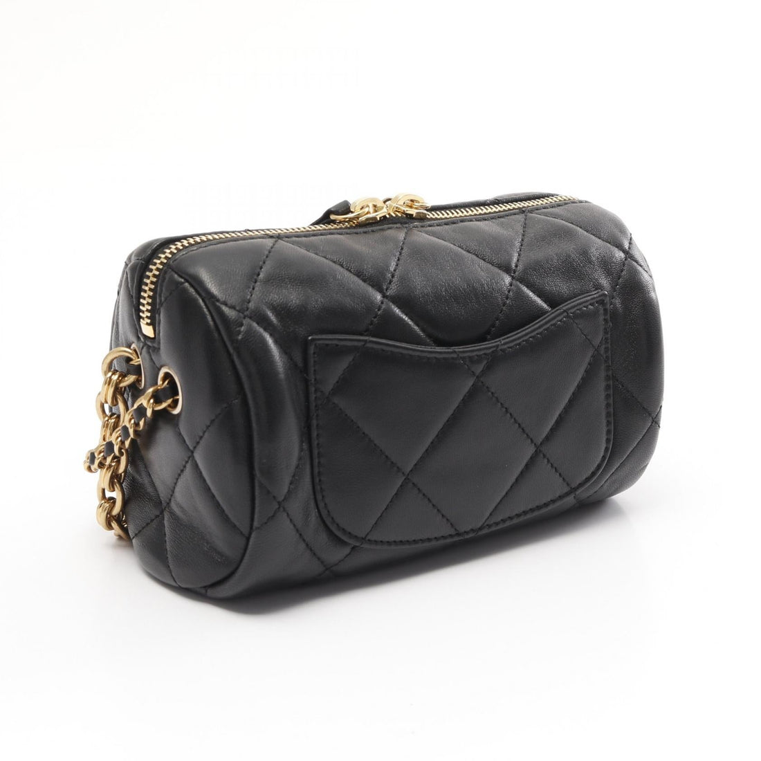 Chanel Mini Bowling Bag Lambskin Shoulder Bag