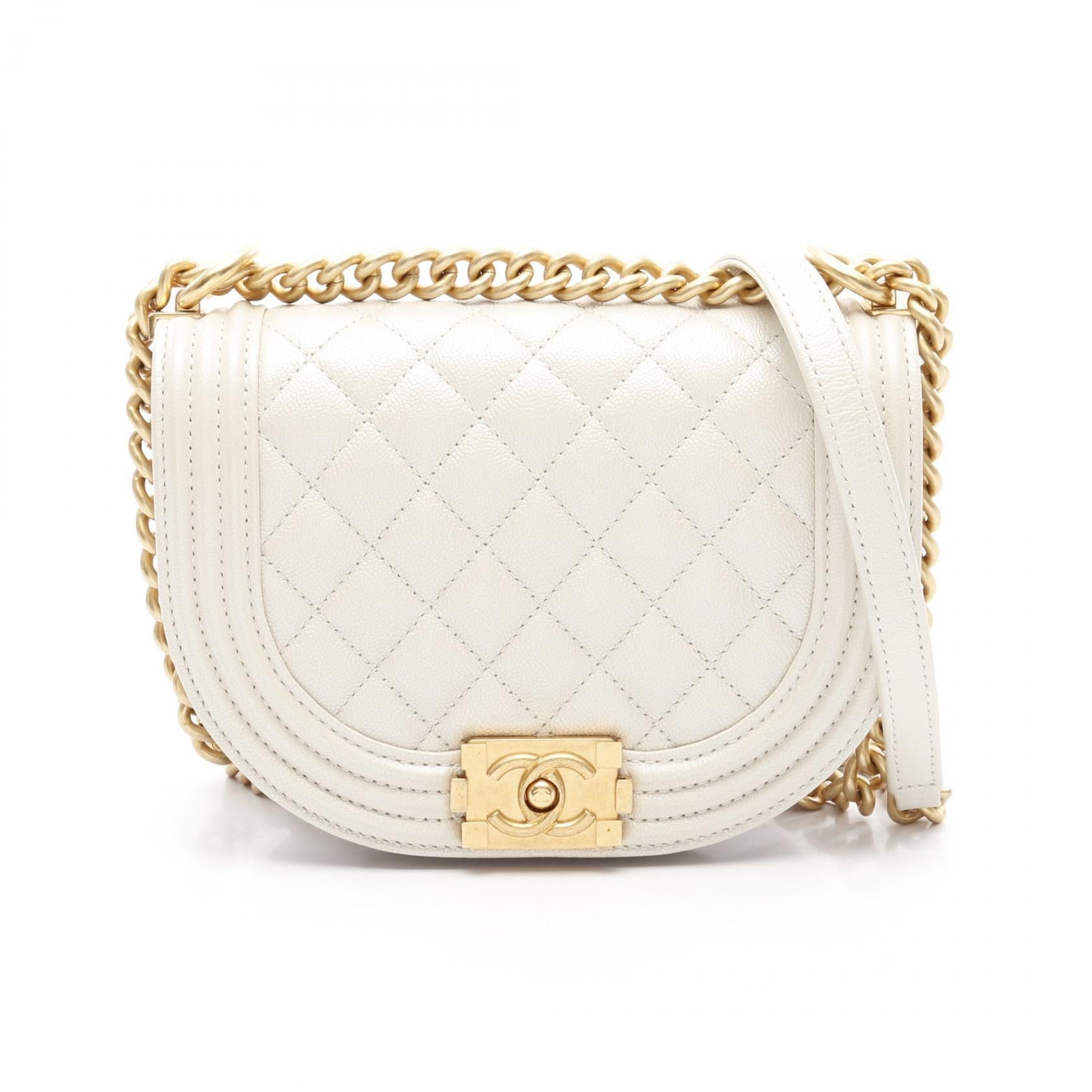 Chanel Boy Chanel Grained Calfskin Shoulder Bag