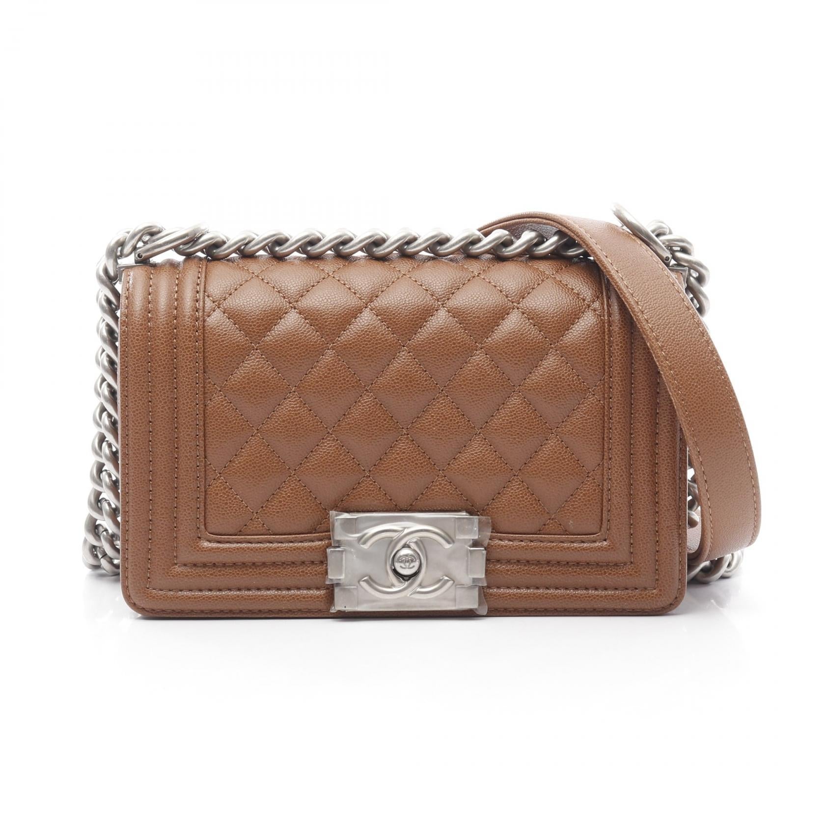 Chanel Boy Chanel Grained Calfskin Shoulder Bag