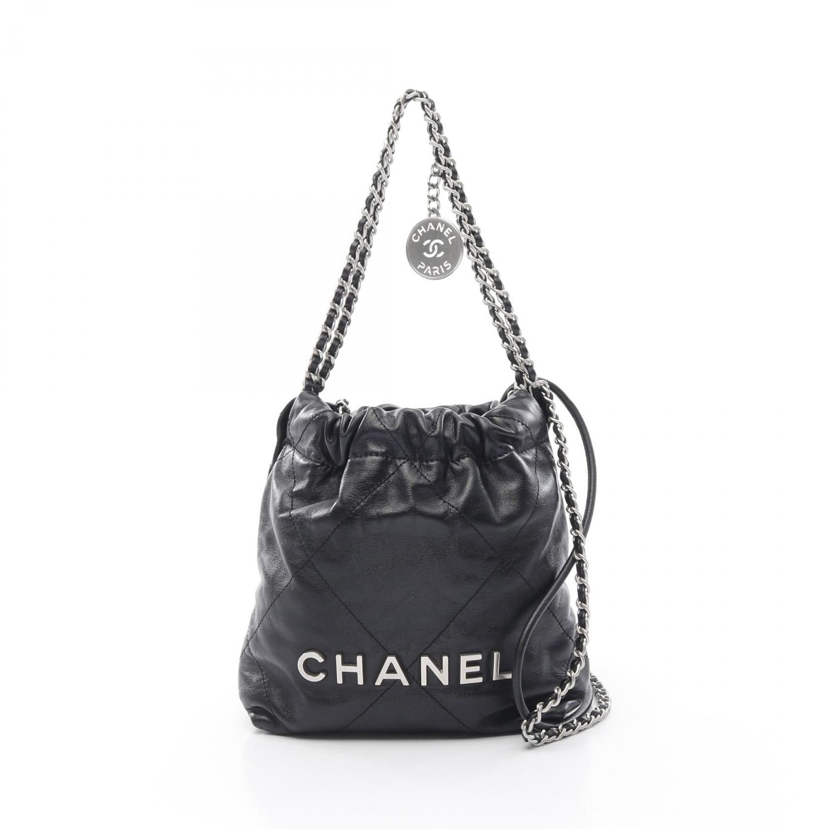 Chanel CHANEL 22 Leather Shoulder Bag