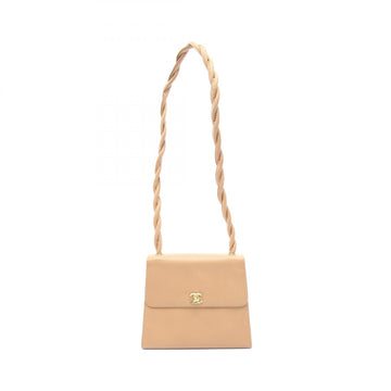 Chanel Coco Mark Caviar Skin Shoulder Bag