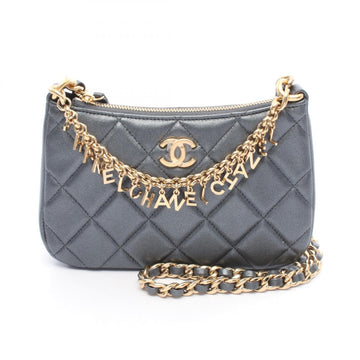 Chanel Matelasse Coco Mark Lambskin Shoulder Bag