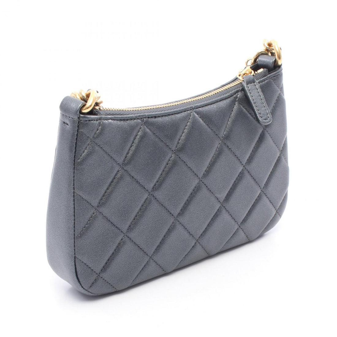 Chanel Matelasse Coco Mark Lambskin Shoulder Bag