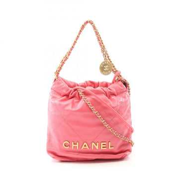 Chanel CHANEL 22 Mini Leather Shoulder Bag