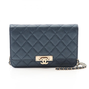 Chanel Matelasse Coco Lock Grained Calf Shoulder Bag