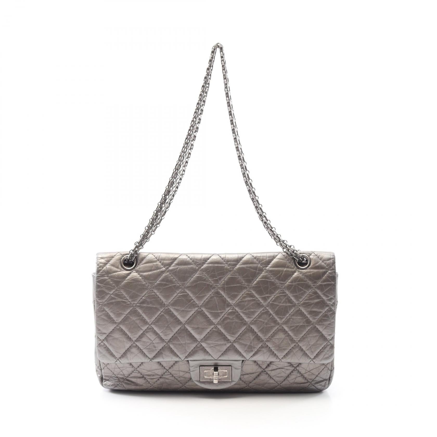 Chanel 2.55 Matelasse Leather Shoulder Bag