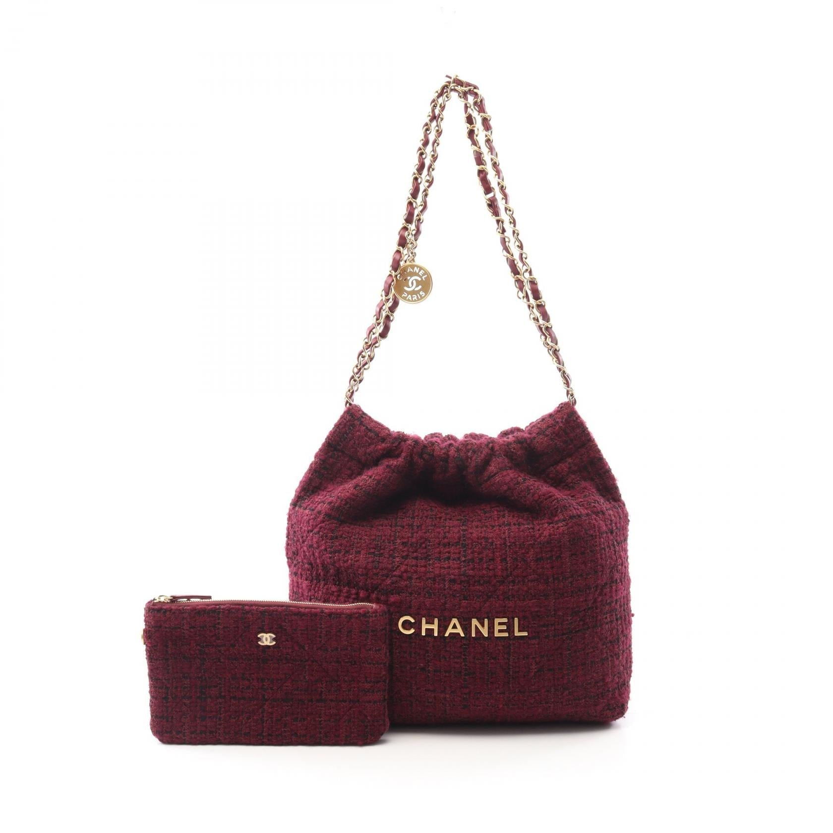 Chanel 22 Small Fabric Shoulder Bag