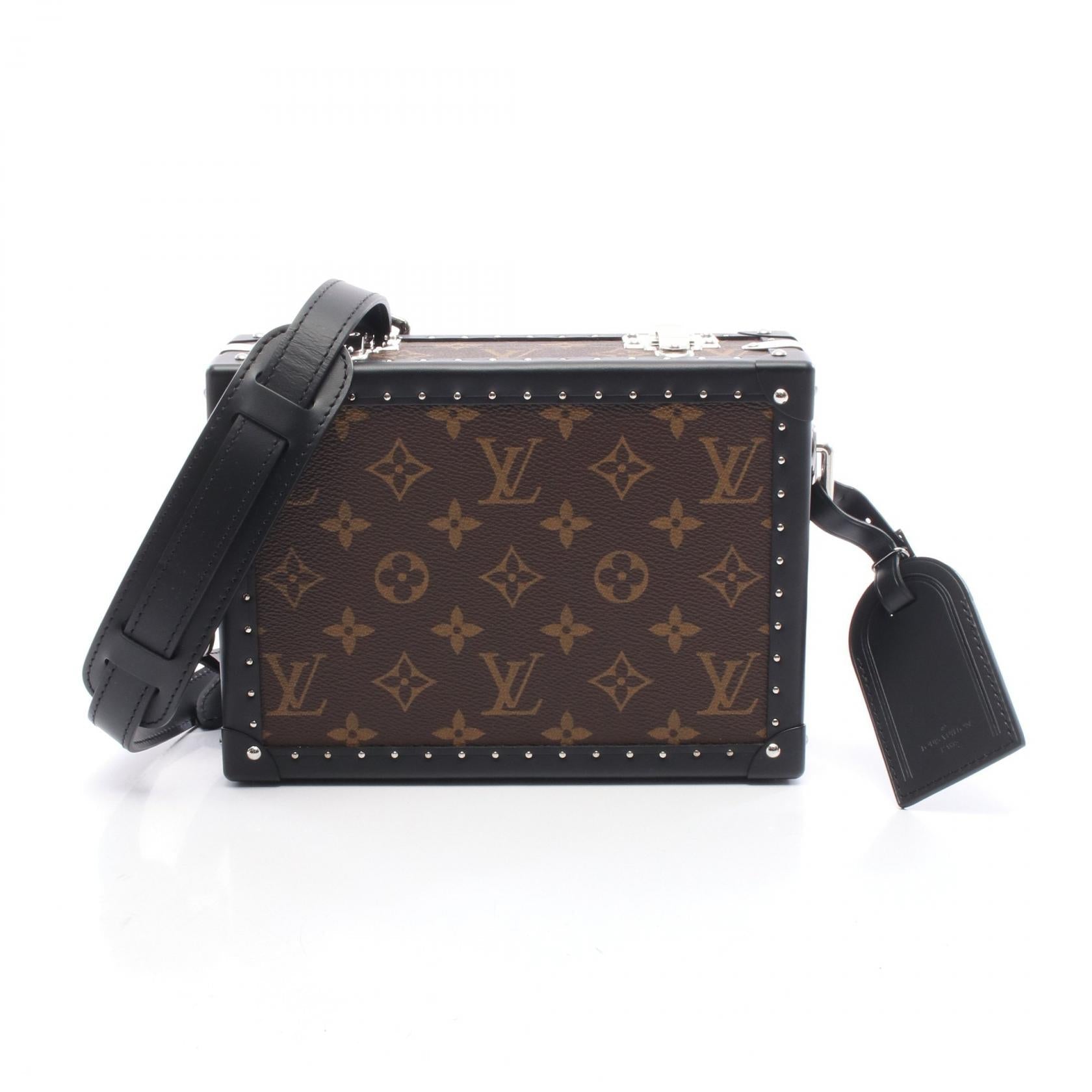 Louis Vuitton Clutch Box Monogram Macassar 2way Shoulder Bag