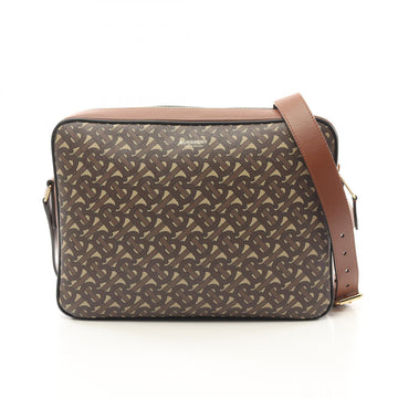 Burberry TB Monogram Coated Canvas Shoulder Bag