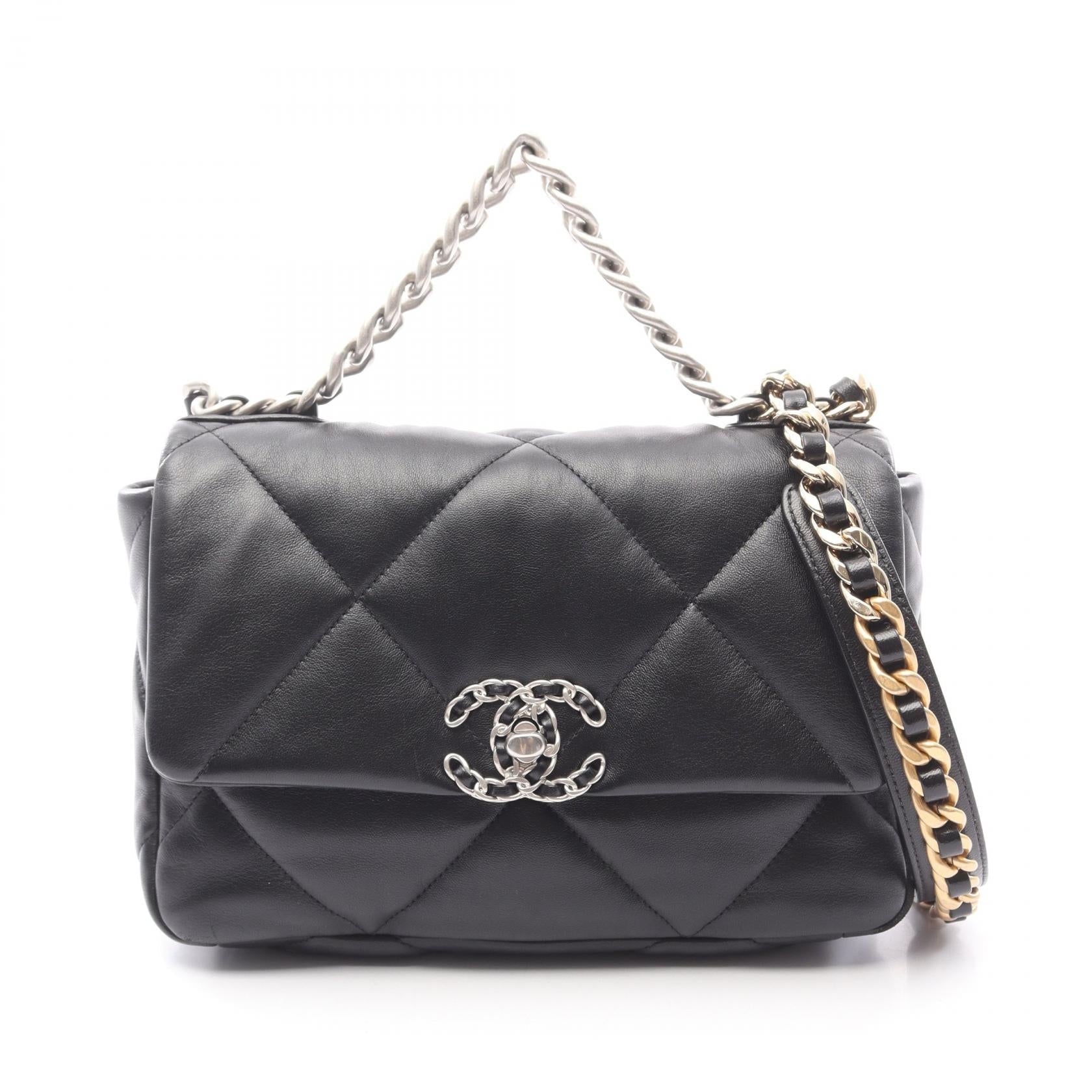 Chanel 19 Matelassé Lambskin Shoulder Bag