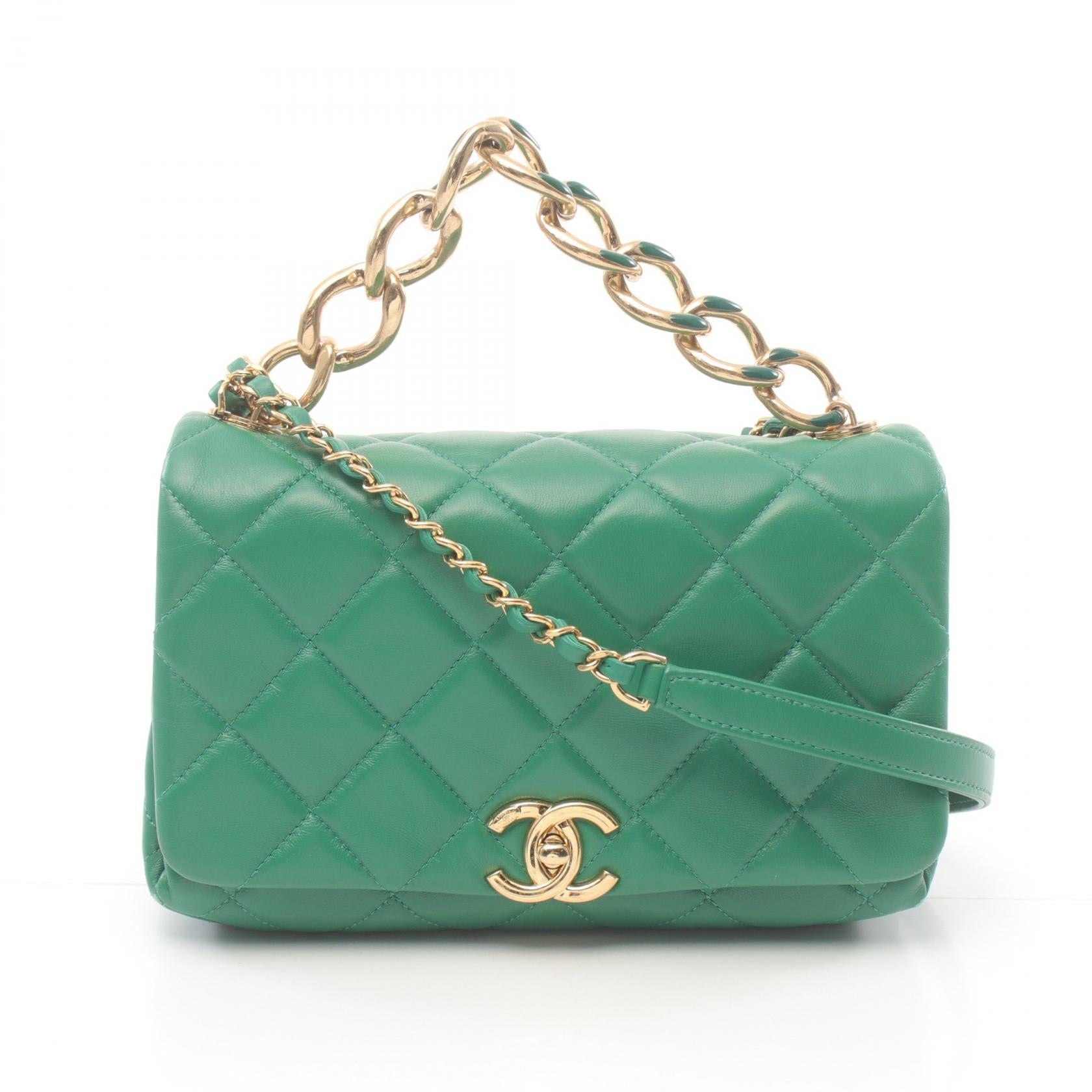 Chanel Lambskin Matelasse Shoulder Bag