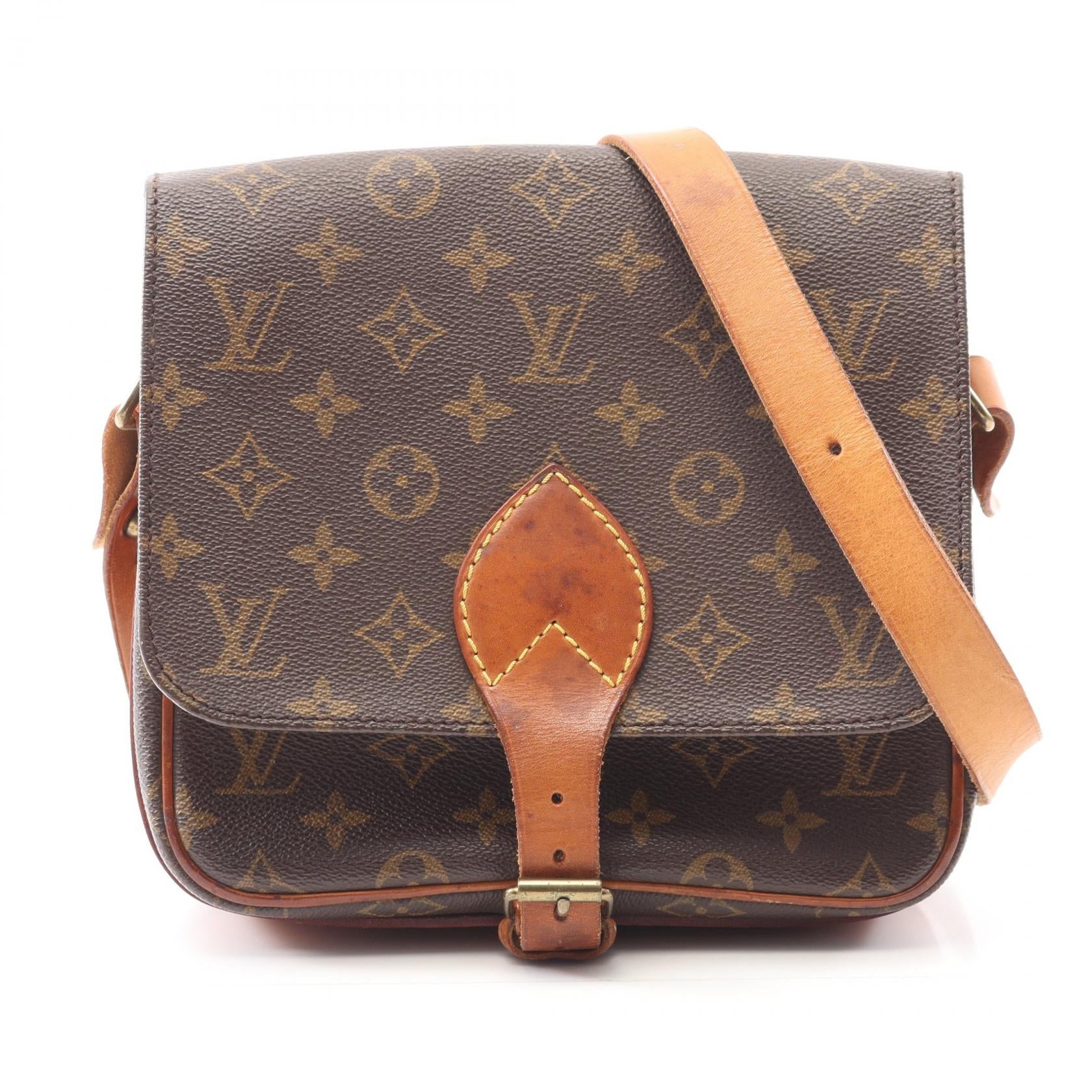Louis Vuitton Cartouchiere MM Monogram Shoulder Bag