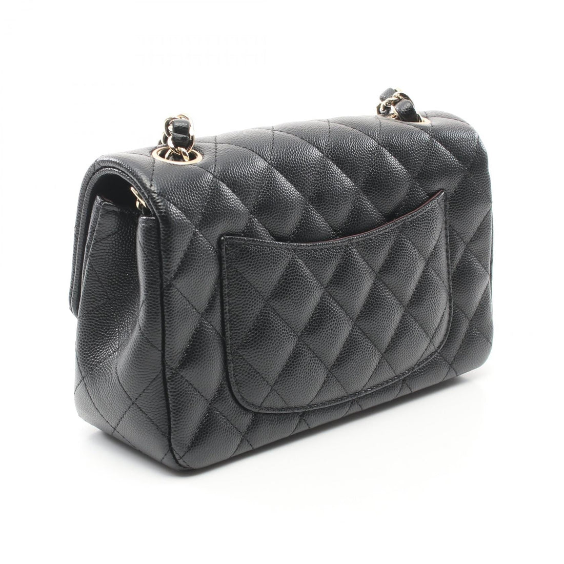 Chanel Mini Matelasse 20 Shoulder Bag Black