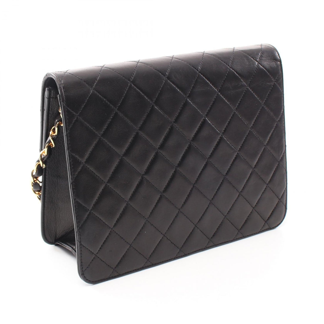 Chanel Matelasse Lambskin Shoulder Bag Black
