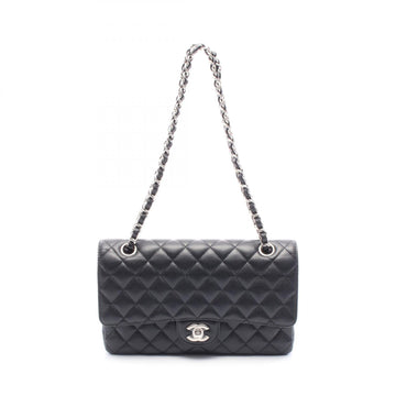 Chanel Matelasse W Flap Caviar Skin Shoulder Bag