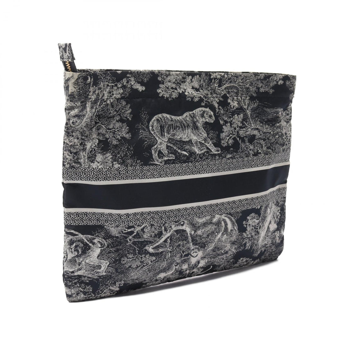 Dior DIORTRAVEL Fabric Zip Pouch Clutch
