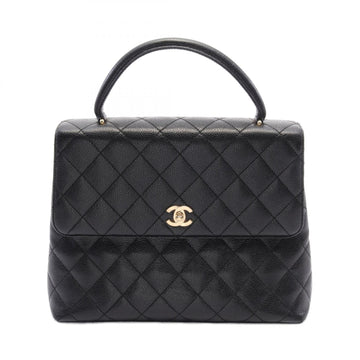 Chanel Caviar Skin Matelasse Handbag Black