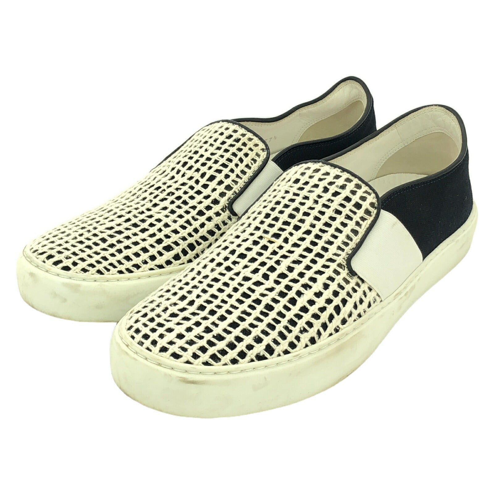 Chanel Canvas Slip-on Shoes