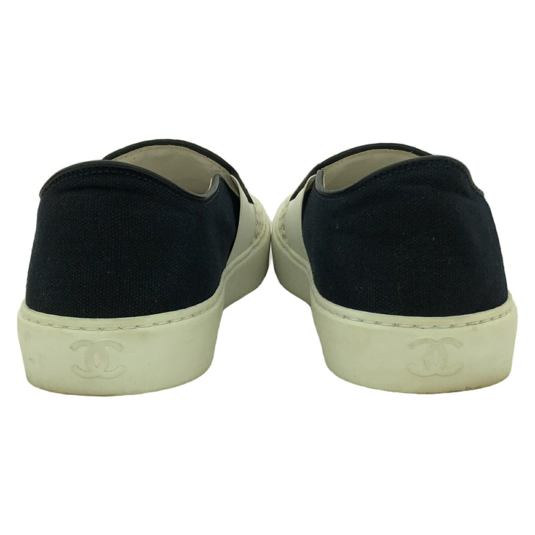 Chanel Canvas Slip-on Shoes