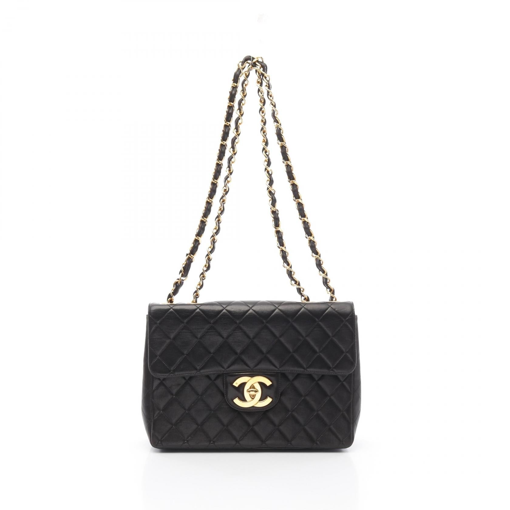 Chanel Deauville Matelasse Lambskin Shoulder Bag