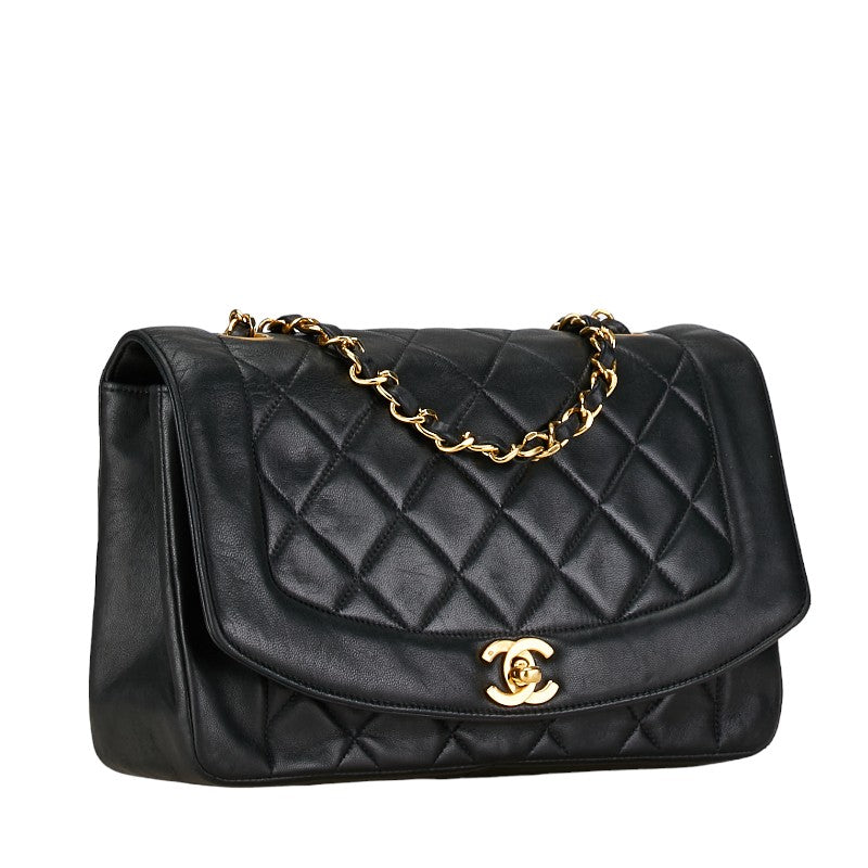 Chanel Matelasse Diana Lambskin Shoulder Bag