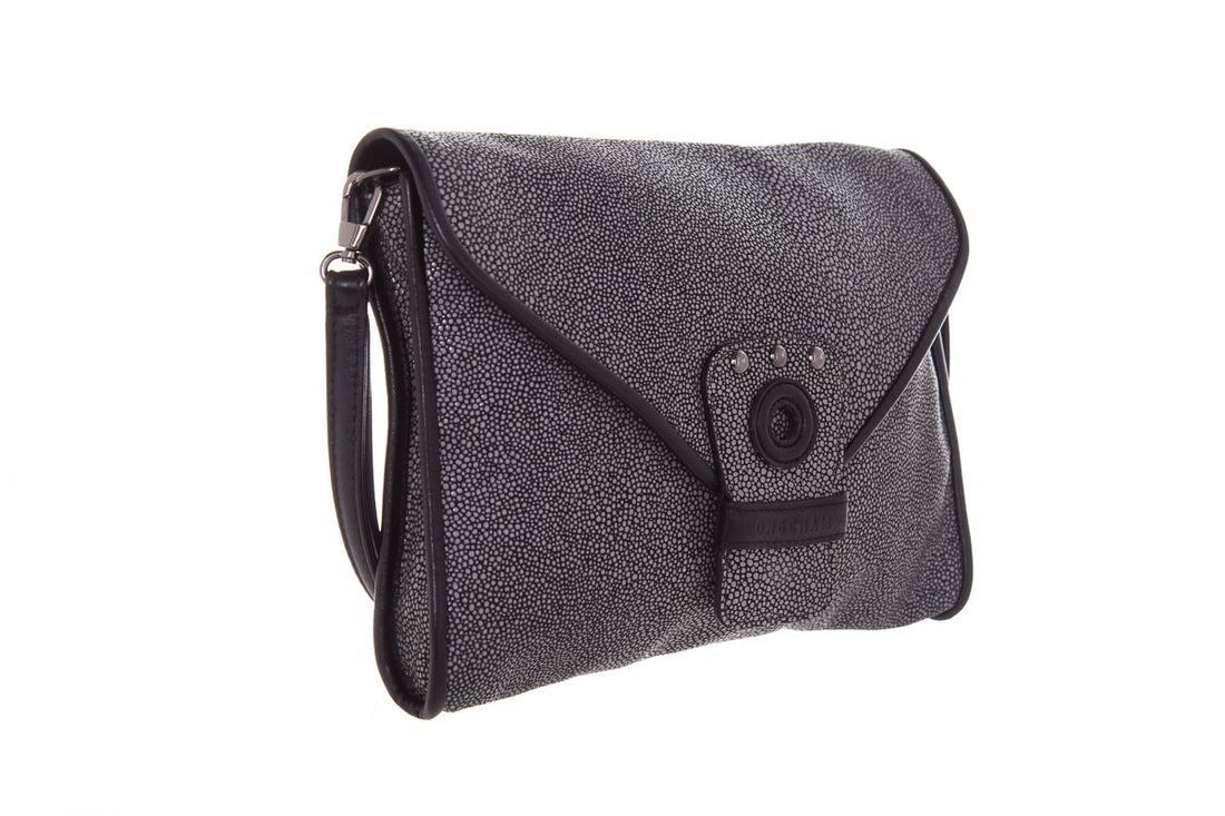 Longchamp Black Leather Shoulder Bag