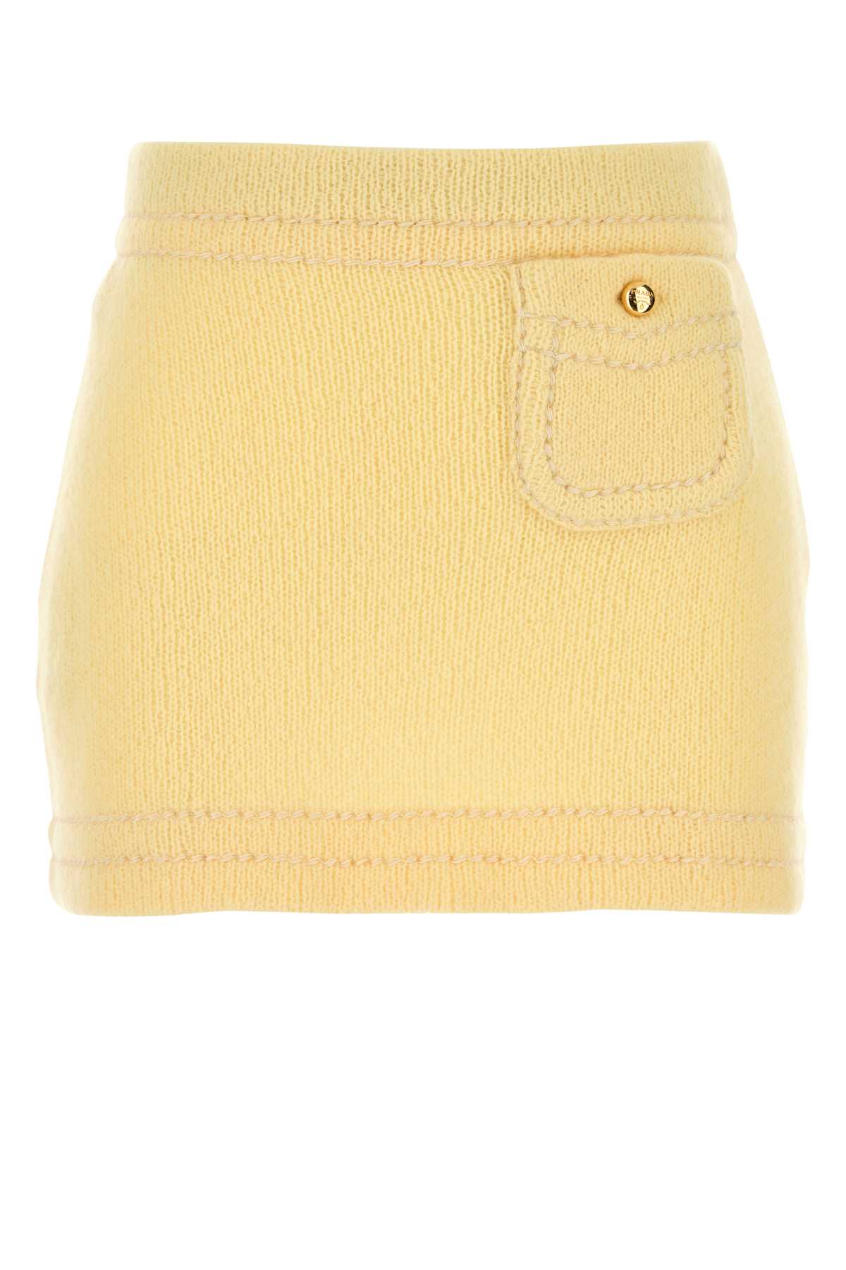 PRADA Cashmere Mini Skirt for Women