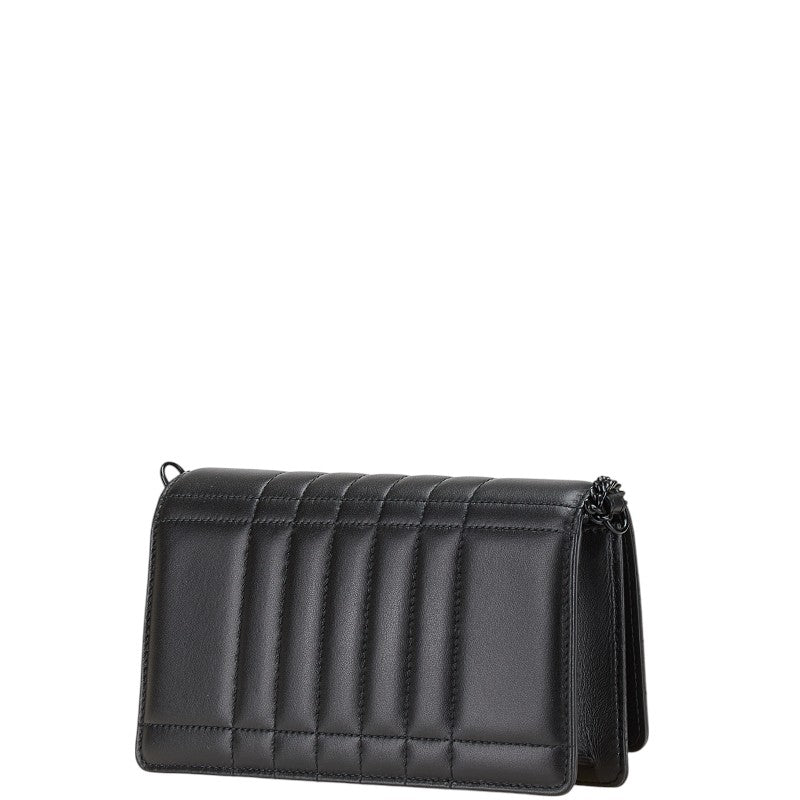 Burberry Lola Clutch TB Logo Leather Shoulder Bag