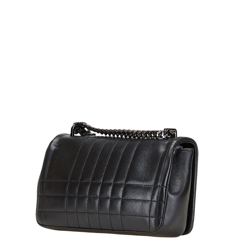 Burberry Lola Clutch TB Logo Leather Shoulder Bag