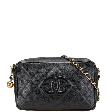 Chanel Coco Mark Coco Ball Matelassé Caviar Skin Shoulder Bag