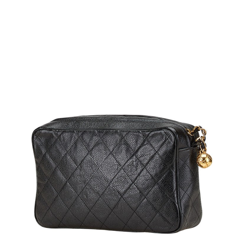 Chanel Coco Mark Coco Ball Matelassé Caviar Skin Shoulder Bag