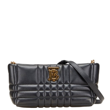 Burberry TB Logo Leather Shoulder Bag