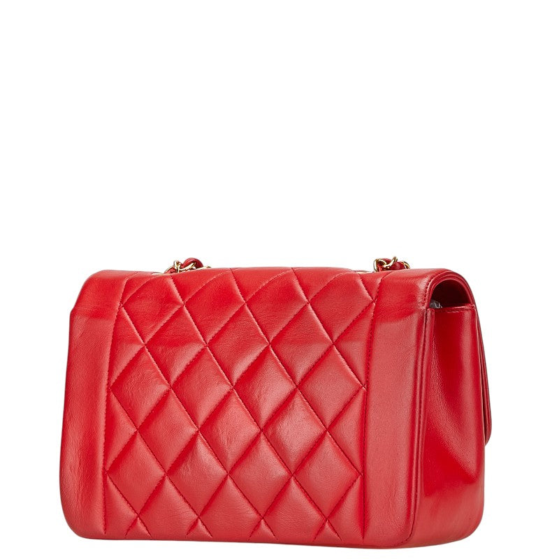 Chanel Diana Matelasse Lambskin Shoulder Bag
