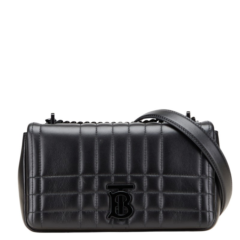 Burberry Lola TB Logo Leather Shoulder Bag