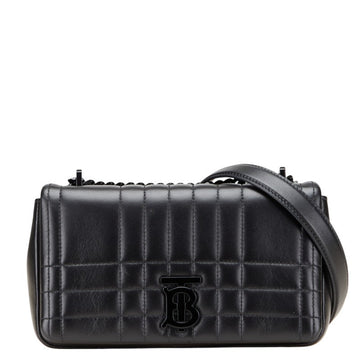 Burberry Lola TB Logo Leather Shoulder Bag