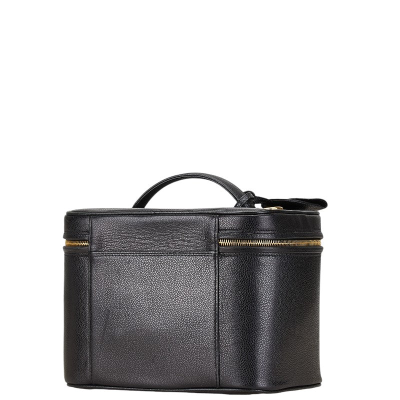 Chanel Caviar Skin Shoulder Vanity Bag