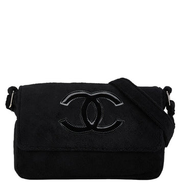Chanel Coco Mark Shoulder Bag Black