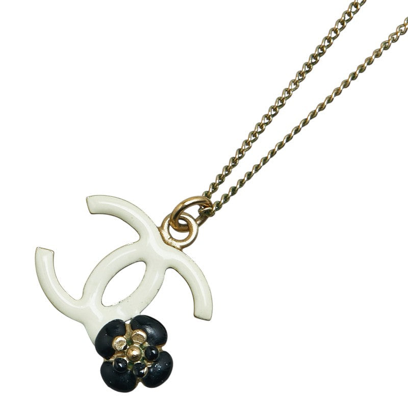 Chanel Camellia Necklace Gold Plated