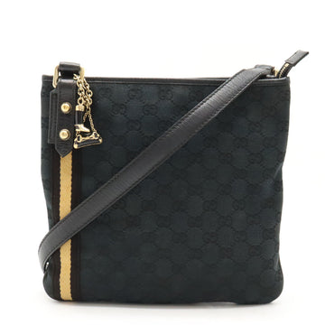 Gucci GG Canvas Shearling Line Shoulder Bag 144388