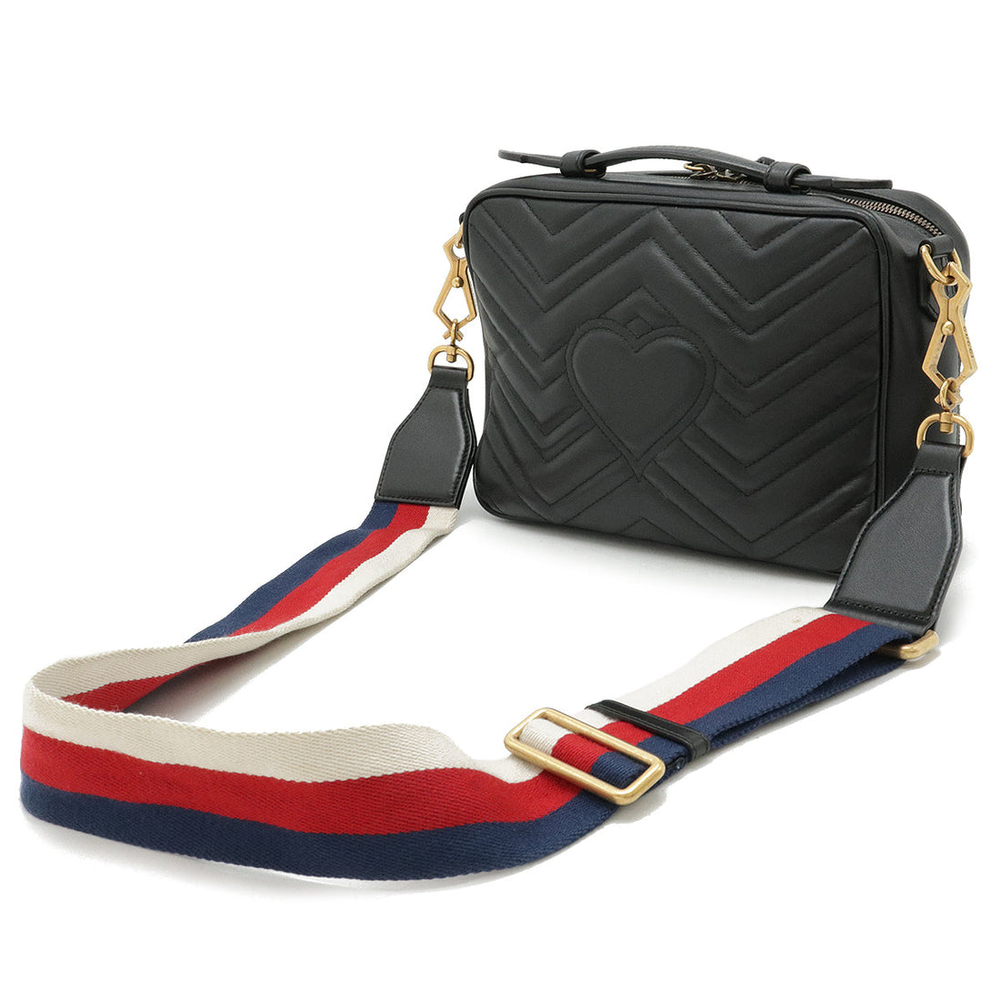 Gucci Leather GG Marmont 2way Handbag 498100