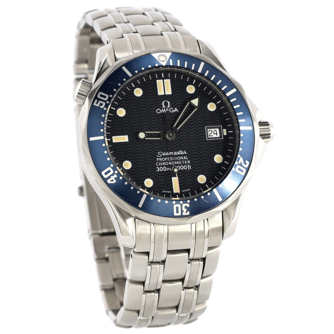 Omega Seamaster Professional Diver Chronometer 300M Automatic Watch Stainless Steel 41