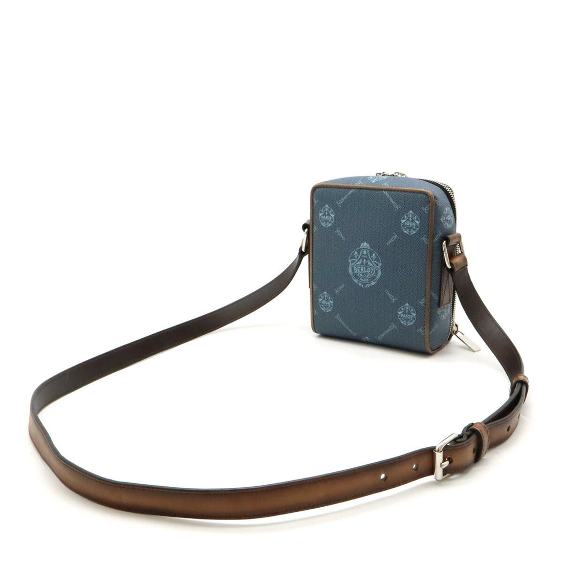 Berluti Venezia Leather Miles PM Shoulder Bag