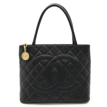 Chanel Caviar Skin Matelasse Coco Mark Tote Bag