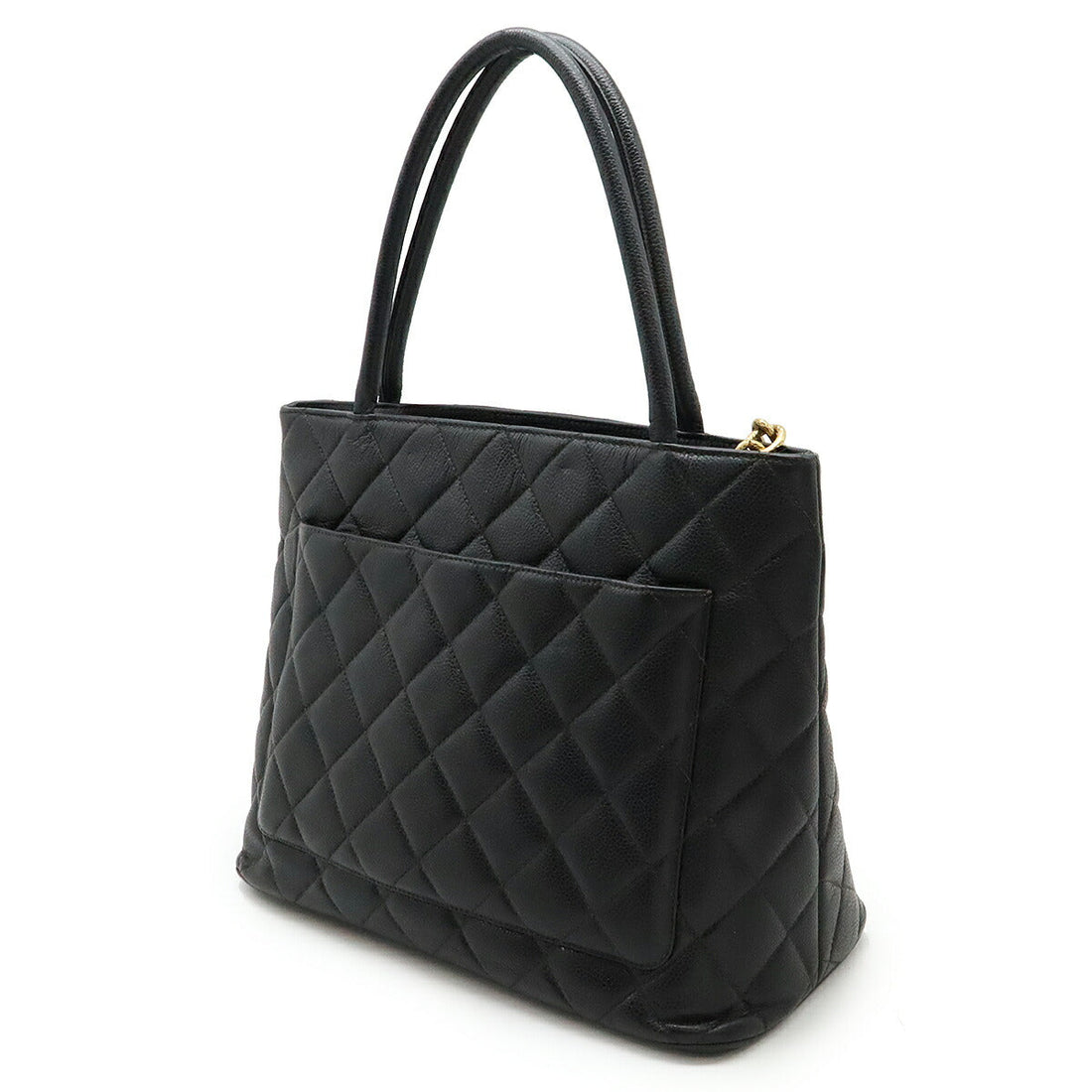 Chanel Caviar Skin Matelasse Coco Mark Tote Bag