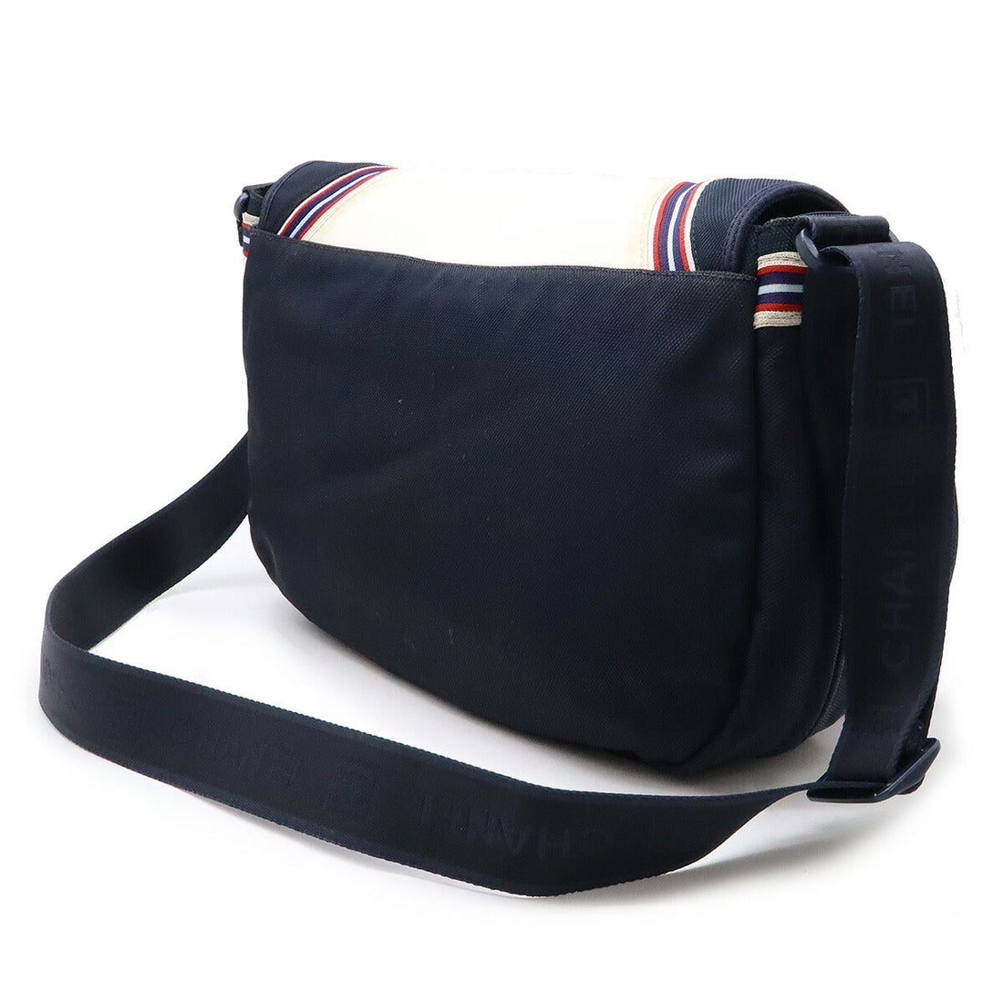 Chanel Nylon Canvas Coco Mark 2way Shoulder Bag