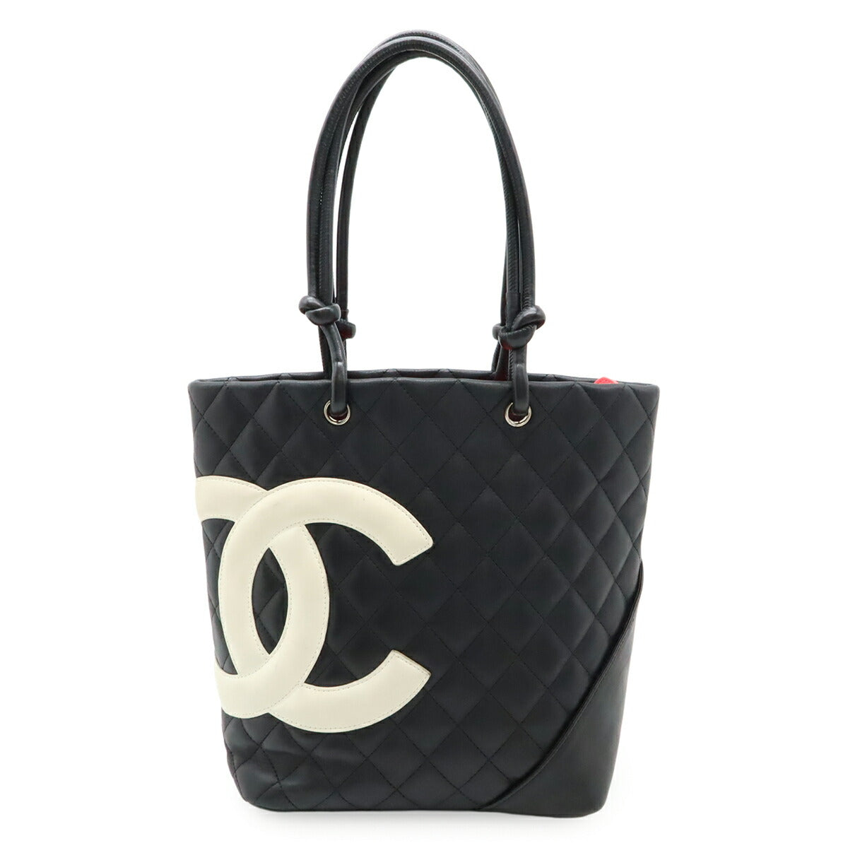Chanel Cambon Line Soft Calf 2way Tote Bag