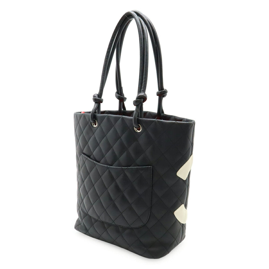 Chanel Cambon Line Soft Calf 2way Tote Bag