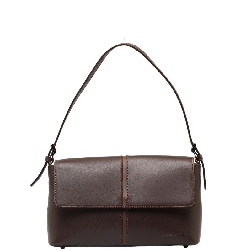 Burberry Nova Check Leather Shoulder Bag